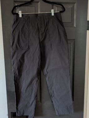 Eddie Bauer Black Relaxed Tapered Chinos